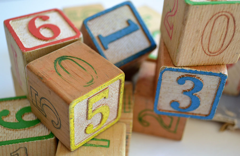 cubes en bois